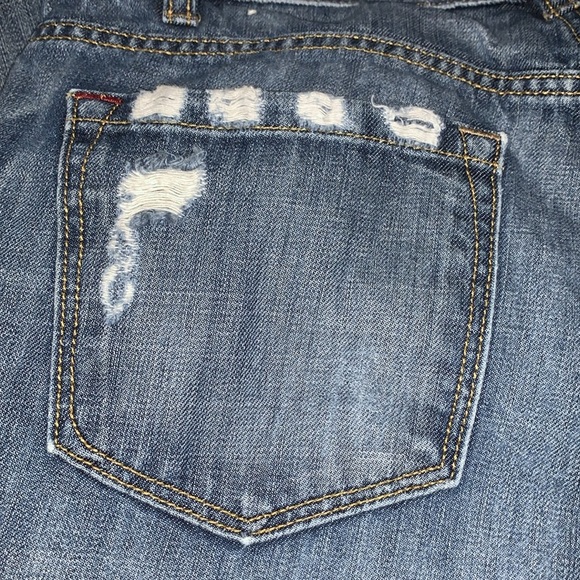 Gently Loved Ann Taylor LOFT Distressed Boyfriend Jeans - Picture 4 of 10